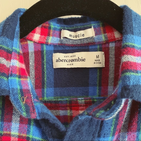 Boy’s Abercrombie Flannel Shirt - Picture 4 of 4